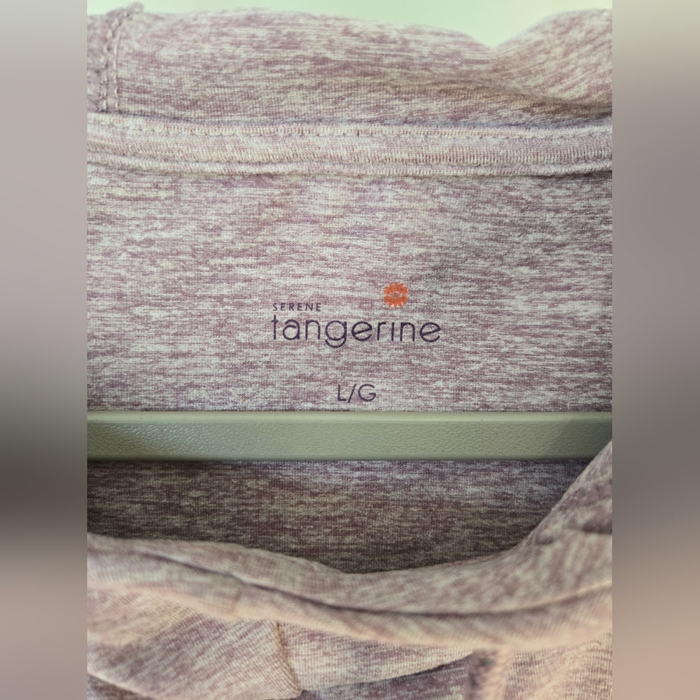 Serene Tangerine Pullover Knit Sweatshirt Womens Large Purple Ish Maroon Grey - Picture 2 of 4